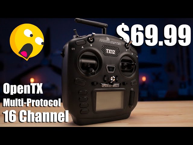 Radiomaster Tx12 Small, AFFORDABLE, 16 Channel, OpenTX, Multi