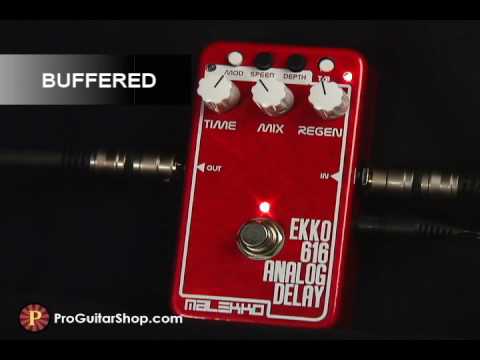 Malekko Ekko 616 Analog Delay - YouTube