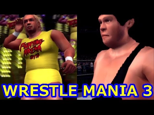 WRESTLE MANIA 3 ハルクホーガンVSアンドレザジャイアント WWE Hulk