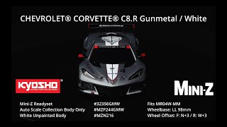 ミニッツRWD MR-04 レディセット シボレー コルベット C8.R ガンメタル