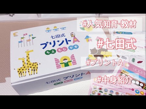 人気知育ドリル】七田式プリントAボックスセットの完全紹介 | 知育