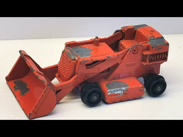 Drott Excavator no.58, Matchbox restoration. Diecast model