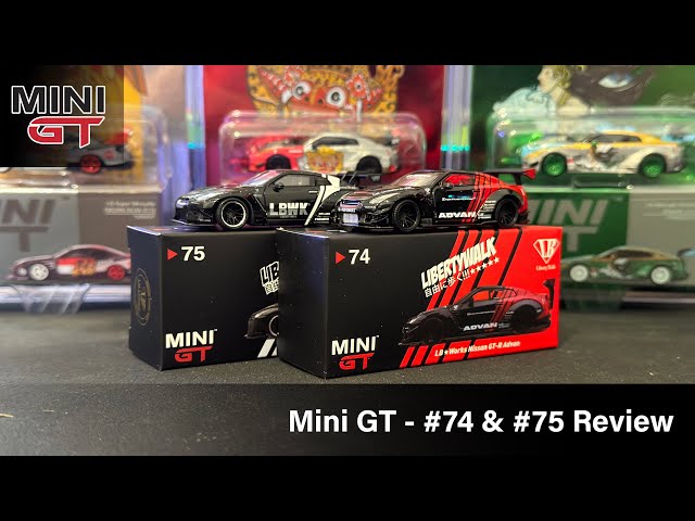 Mini GT - LB Works Nissan GT-R Advan #74 MGT00074 & LB Works