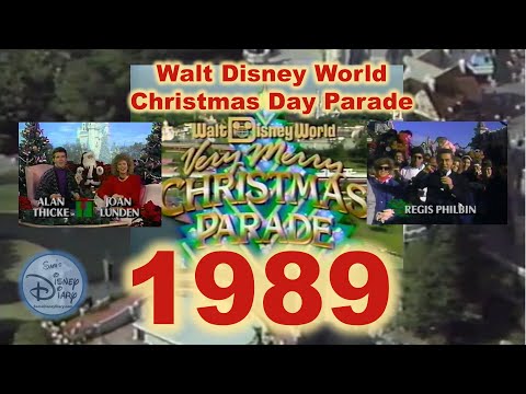 1989 Walt Disney World Christmas Day Parade | Joan Lunden | Alan
