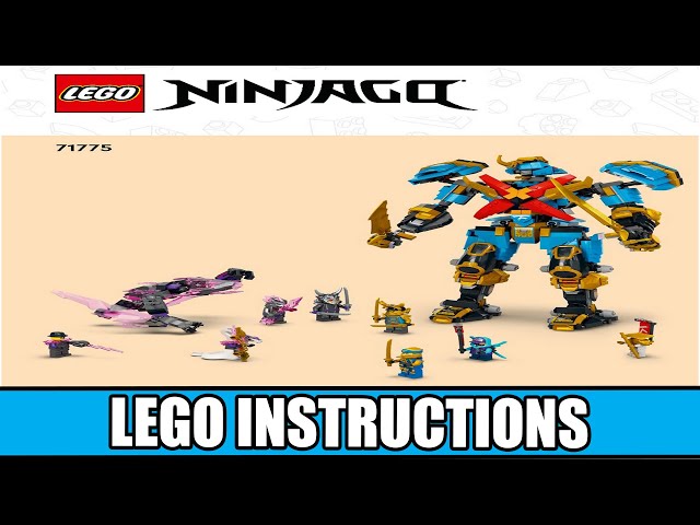 LEGO Instructions | Ninjago | 71775 | Nya's Samurai X MECH - YouTube
