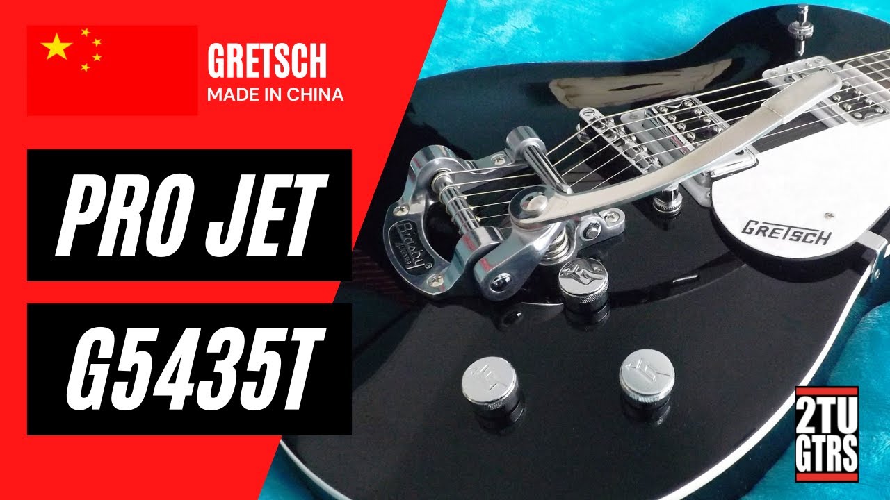 Gretsch G5435T Pro Jet Black - YouTube