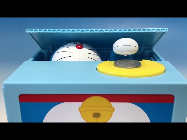 おしゃべりいっぱい！！ ドラえもん貯金箱 - YouTube