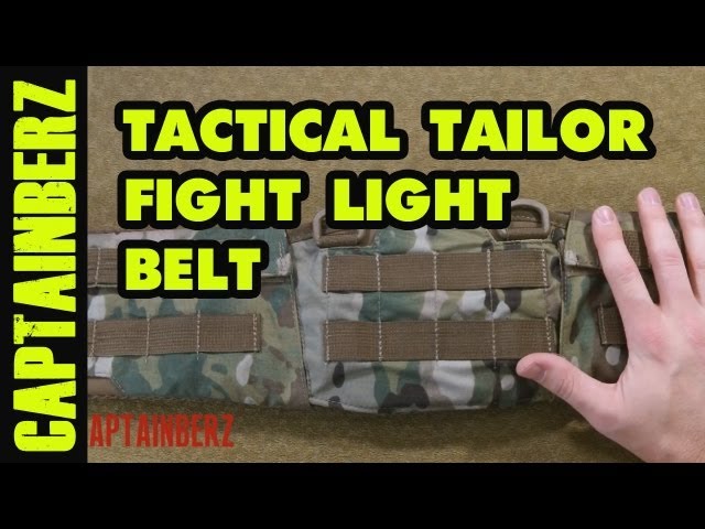 Tactical Tailor Fight Light Battle Belt - YouTube