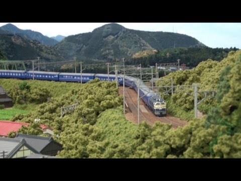 Nゲージ・鉄道模型 KATO 24系25形 寝台特急「富士」 - YouTube