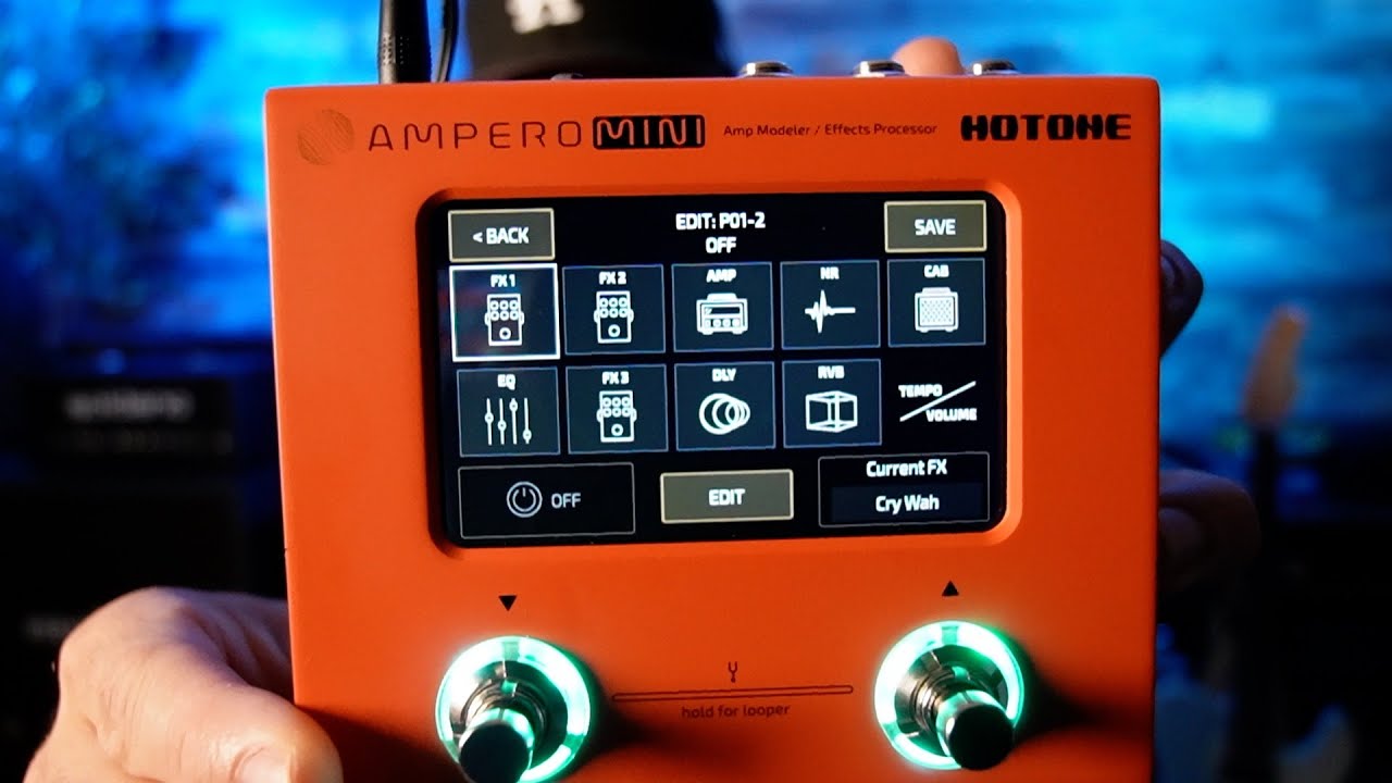 Hotone Ampero MINI - Tiny Pedal / Huge Sounds! - YouTube