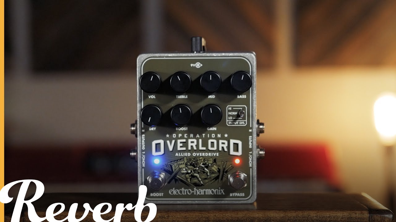 Electro-Harmonix Operation Overlord Allied Overdrive | Reverb Demo