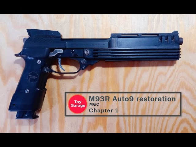Vintage MGC M93R Auto-9 Airsoft Replica Restoration using 3D