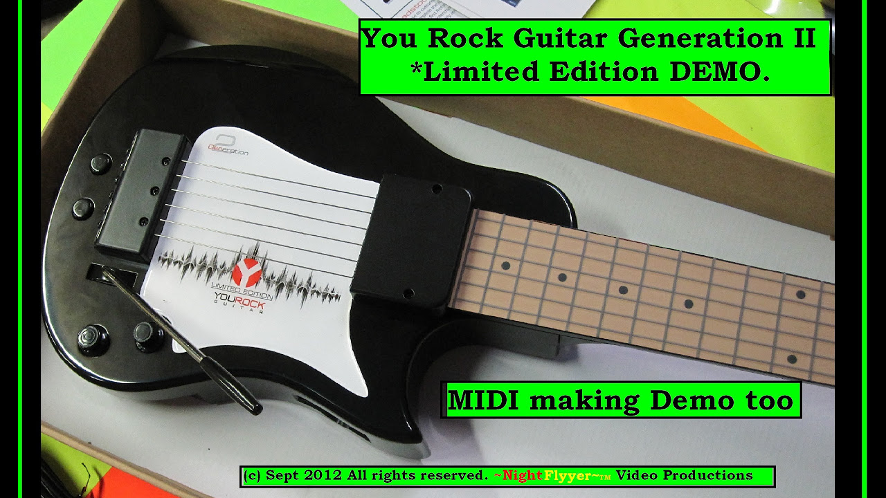 YOU ROCK GUITAR Gen2 Review [EN CC] / Midi コントローラーギターYOU