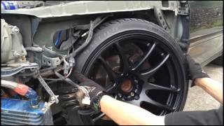 Serious DIY] Vol.02 JZX100 Chaser tire house modification & piping