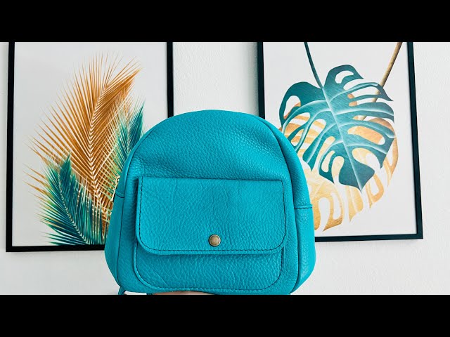 Portland Leather Goods Mini Backpack - YouTube