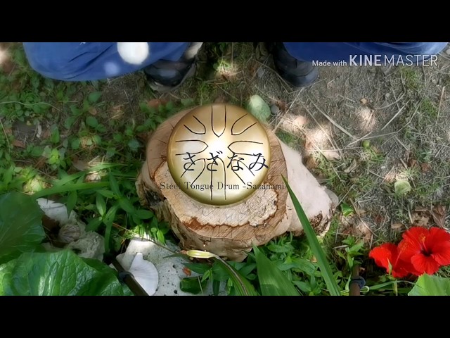 さざなみプチ8音 オリジナル音階 / Steel tongue drum Sazanami (very