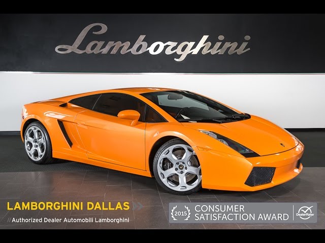 2005 Lamborghini Gallardo Arancio Borealis LC343 - YouTube