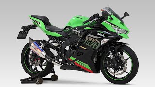 新製品】Ninja ZX-25R用ヨシムラR-11サイクロン フルエキゾースト