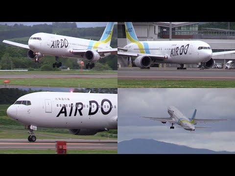 23/06/18 旭川空港 エア・ドゥ AIRDO Boeing 767-300ER (JA612A