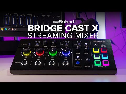 Roland Bridge Cast X Dual-bus Pro Streaming Mixer | Sweetwater