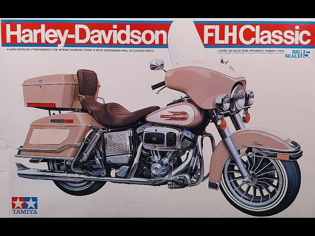 Tamiya Harley Davidson FLHClassic - YouTube