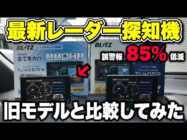 New Model Performance] The popular radar detector TL406RW is