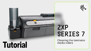 Zebra ZXP Series 7 How-To: Clean the Laminator Media Rollers - YouTube