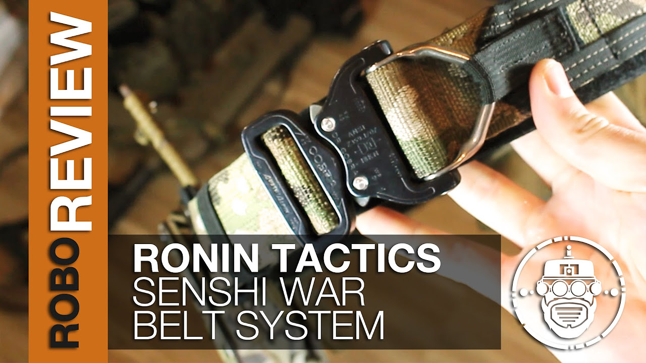 Robo-Airsoft: Robo Gear Review - Ronin Tactics Senshi Belt - YouTube