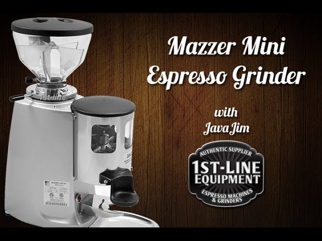 Mazzer Mini Doser Espresso Coffee Grinders - YouTube