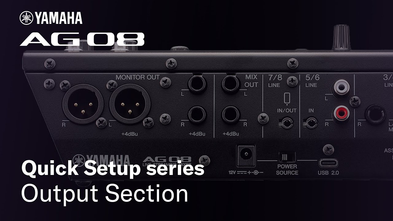 AG08 - Overview - AG Series - Mixers - Products - Streaming