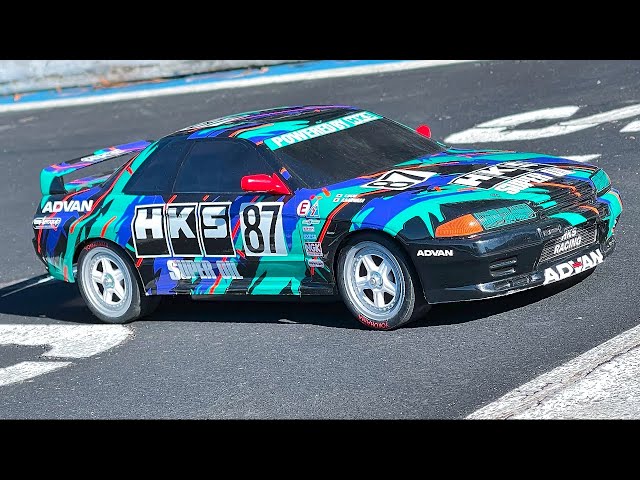 Tamiya HKS Nissan Skyline GT-R Gr.A | Track Run - YouTube