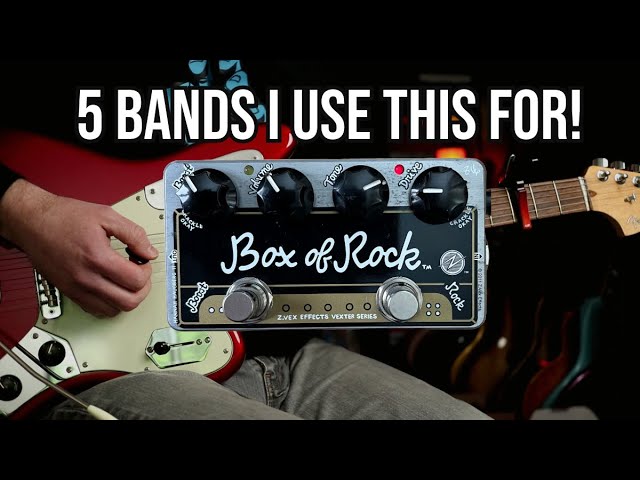 5 Bands I Use This For! | Zvex Effects Box Of Rock Pedal Demo