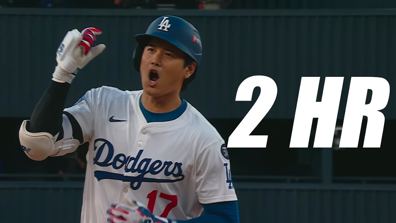 Shohei Ohtani Homers Twice in Game 1 vs Reds! | 大谷 翔平 ハイ