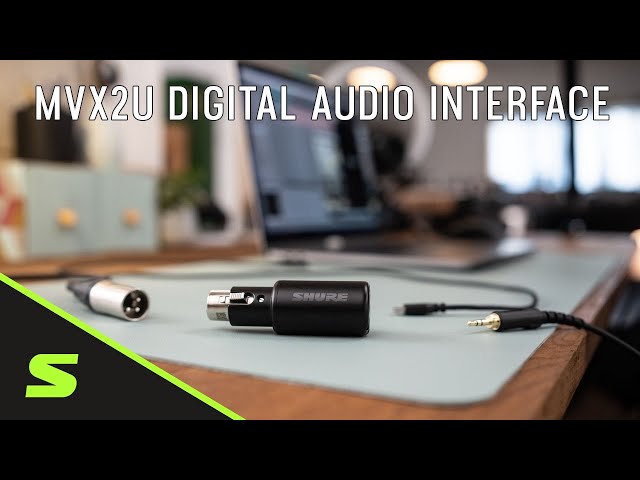 Shure MVX2U Digital Audio Interface - YouTube