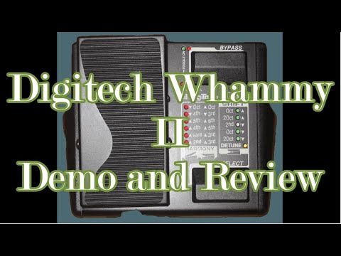 Digitech Whammy 2 Review and Demo - YouTube