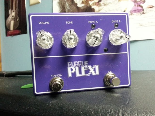 Lovepedal Purple Plexi LE Pedal - YouTube