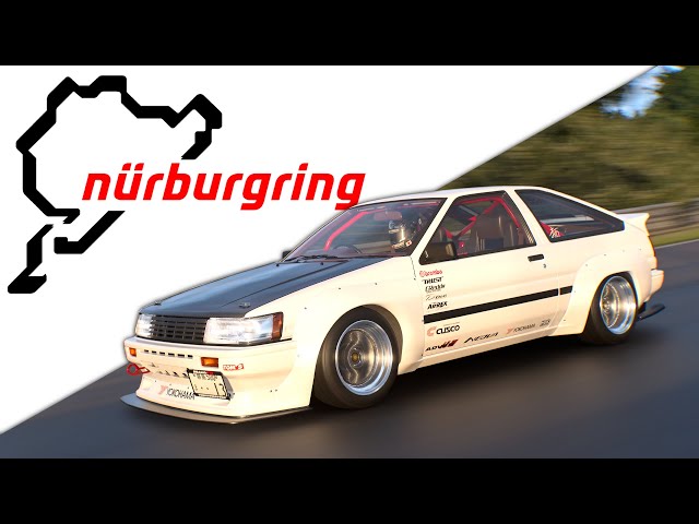 GT7】”AE86レビン”NAフルチューンサウンド！ニュル北ドライブ！BGM無し