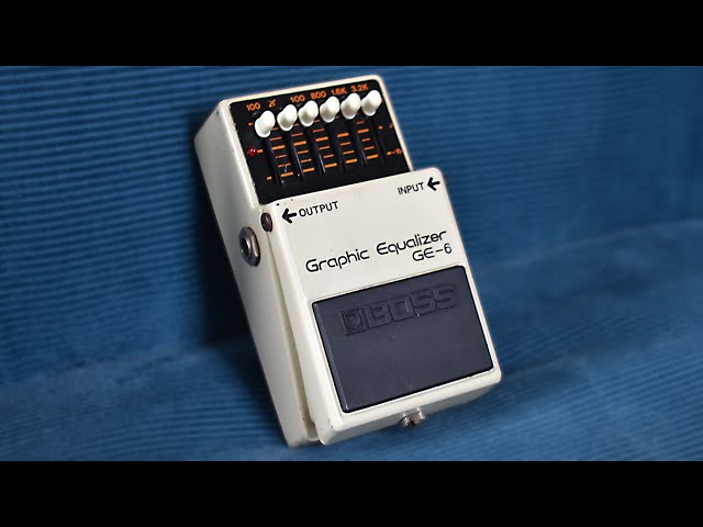 BOSS GE-6 いい歪み！(VINTAGE TS-9?) - YouTube