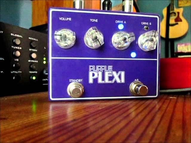 Lovepedal Purple Plexi Pedal Demo - YouTube
