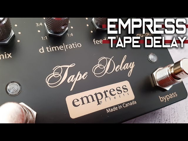 Empress Effects | Tape Delay | VIDEO REVIEW [NO TALK / ONLY TONES