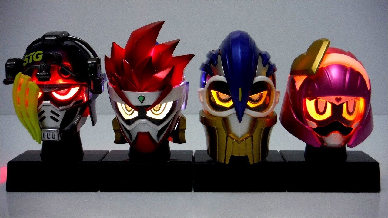 PB限定!! PB04発光台座セット 仮面ライダーエグゼイド編 開封 仮面之