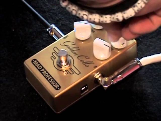Mad Professor Golden Cello Overdrive & Delay guitar effects pedal