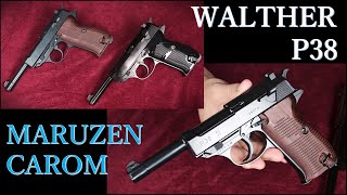 Walther P38 / Maruzen & CAROM: Comparison with Black Metal - Re