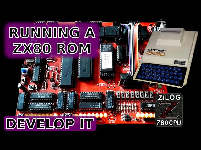 NOMAD80: Running a ZX80 ROM on a Home Made Computer - YouTube
