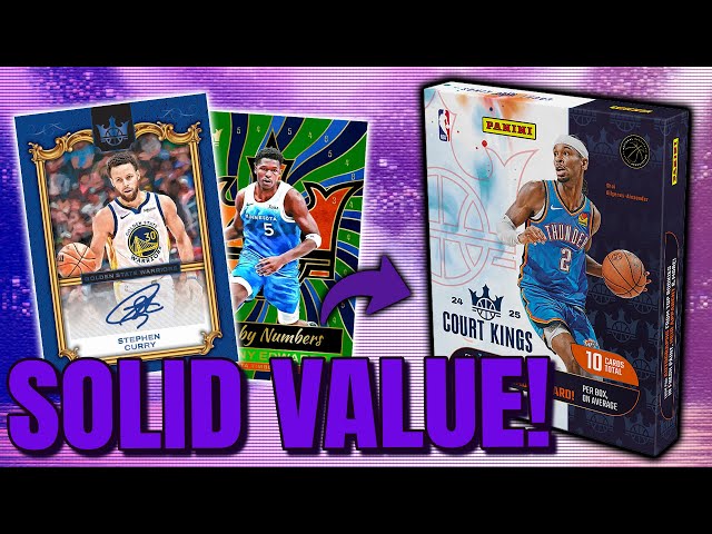 BIG VALUE UNDER $200! | 2024-25 Panini Court Kings Hobby Box