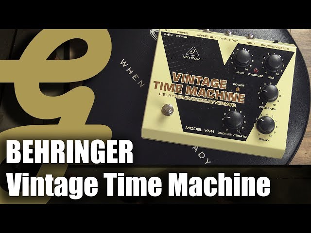 Behringer VM1 Vintage Time Machine Delay - YouTube