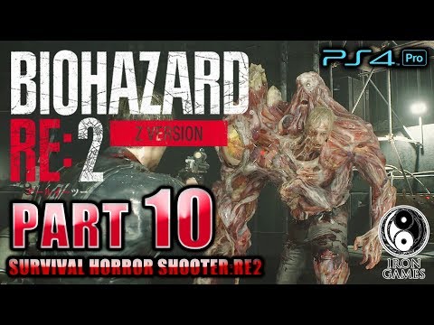 10【BIOHAZARD RE:2 Zver】ボス「G第二形態」戦！灼熱の火炎放射器入手