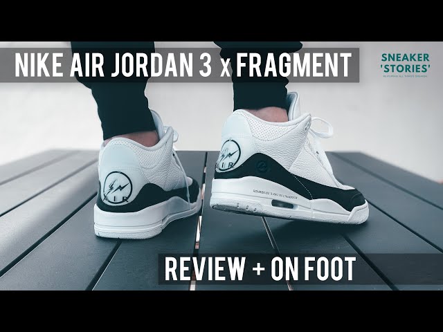 Nike Air Jordan 3 x Fragment (Review + On Foot) - YouTube