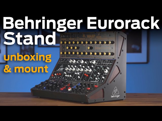Behringer Eurorack Stand -Unboxing & Mount - YouTube