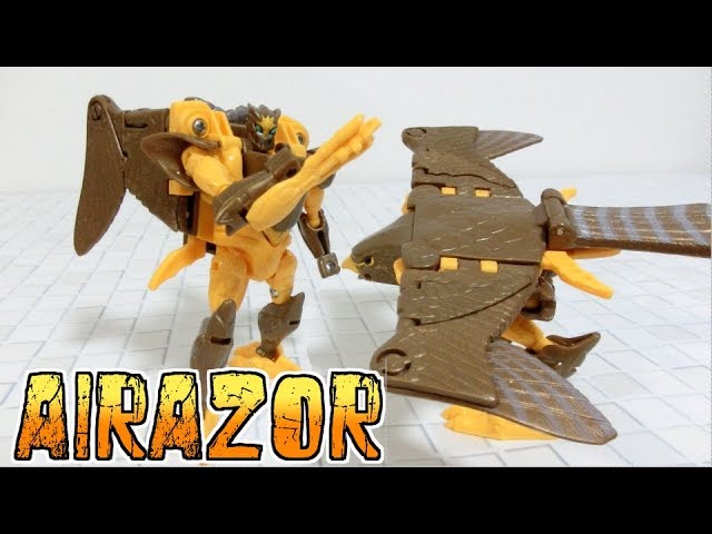 A bird transforms into a robot!? C-10 Airazor! Beast Wars - YouTube